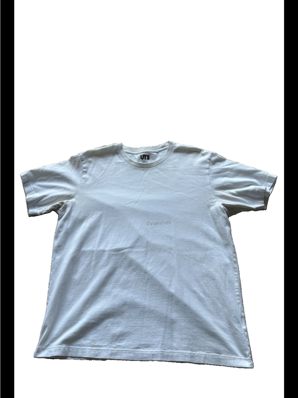 Uniqlo Beetles White Album Graphic T Shirt Size Large